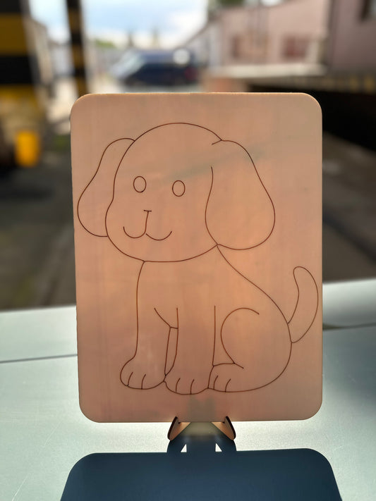 Omalovánka pejsek🐶 + stojánek