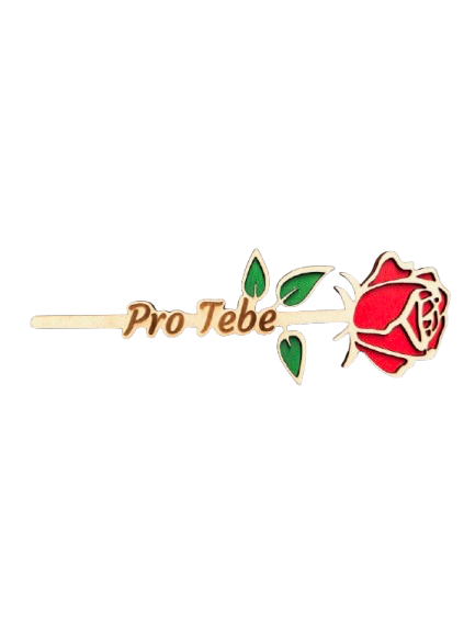 Dřevěná růže Pro Tebe