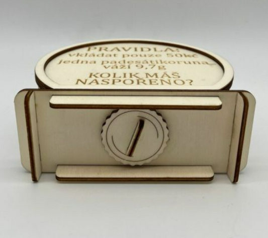 Gramážová pokladnička 20kč