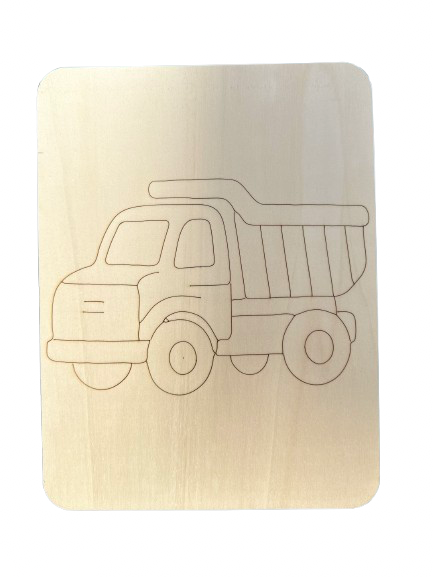 Omalovánka auto + stojánek