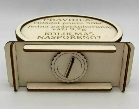 Gramážová pokladnička 50kč