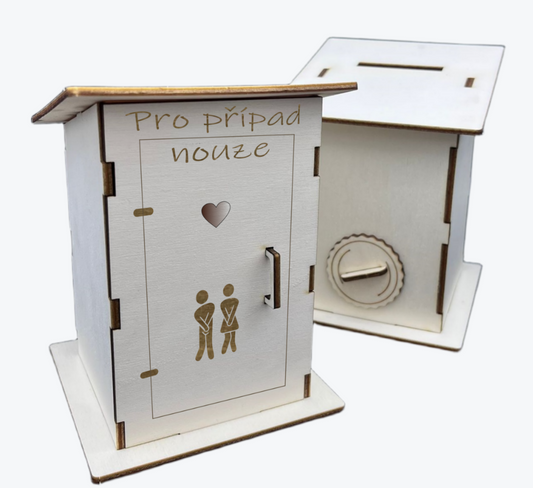 Pokladnička kadibudka – Pro případ nouze