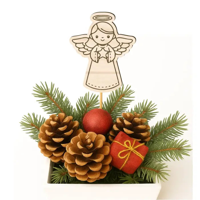 Zápich do truhlíků – Andělka s hvězdičkou