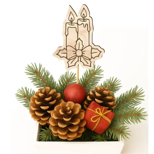 Zápich do truhlíků – Dvě svíčky