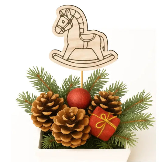 Zápich do truhlíků – Houpací kůň