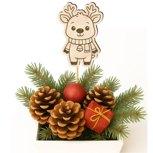 Zápich do truhlíků – Sob se zvonečkem