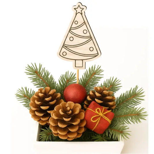 Zápich do truhlíků – Strom s hvězdou