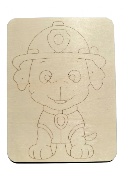 Omalovánka tlaková patrola Rubble + stojánek