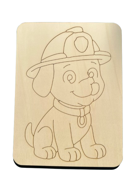 Omalovánka tlapková patrola 🐶 + stojánek