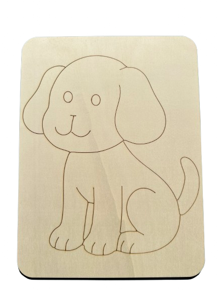 Omalovánka pejsek🐶 + stojánek