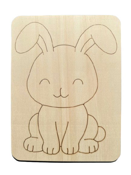 Omalovánka králíček🐰 + stojánek