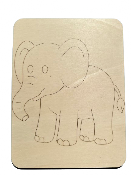 Omalovánka slon🐘 + stojánek